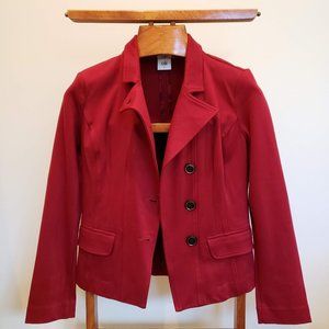Cabi Outing Blazer Jacket Deep Red